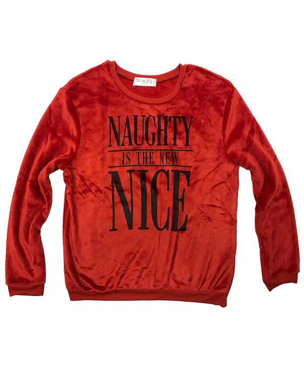 Naughty Juniors Fleece Sweater X Large