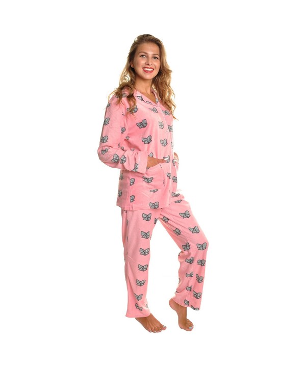 Angelina Cozy Pajama 91156_Bow Tie_L