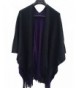 ilishop Knitted Cashmere Cardigans Black Purple