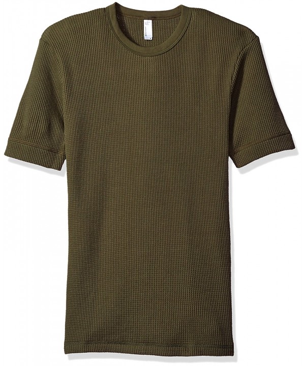 American Apparel Thermal T Shirt Lieutenant