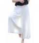 Soojun Womens Linen Elastic Culottes
