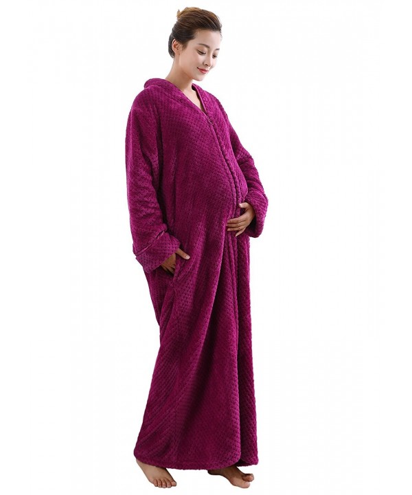 fleece gowns for women