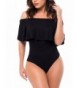 Famulily Shoulder Swimsuit Bodysuit Swimwear