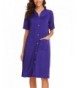 Ekouaer Elegant Cotton Nightgown Sleepwear