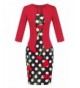YMING Womens Floral Business Bodycon