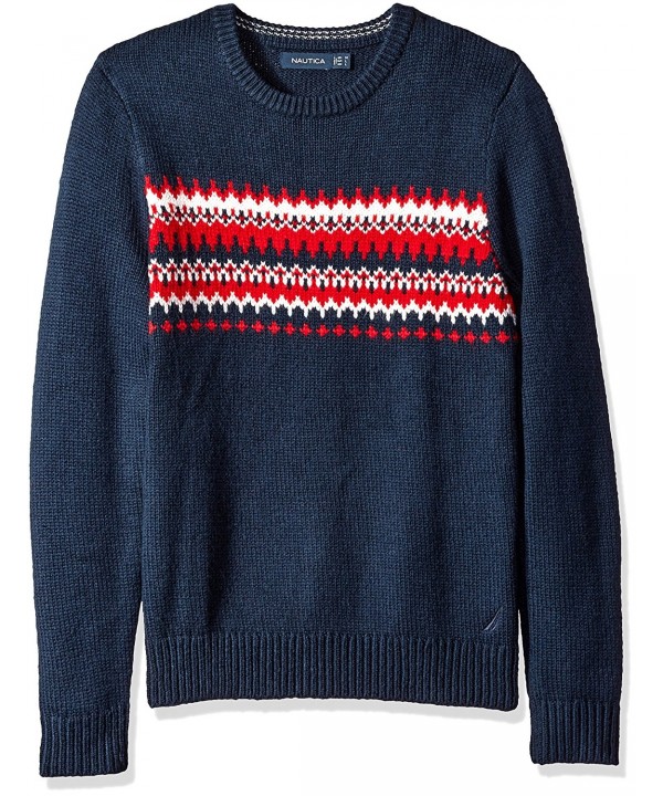 Nautica Mens Fair Isle Sweater