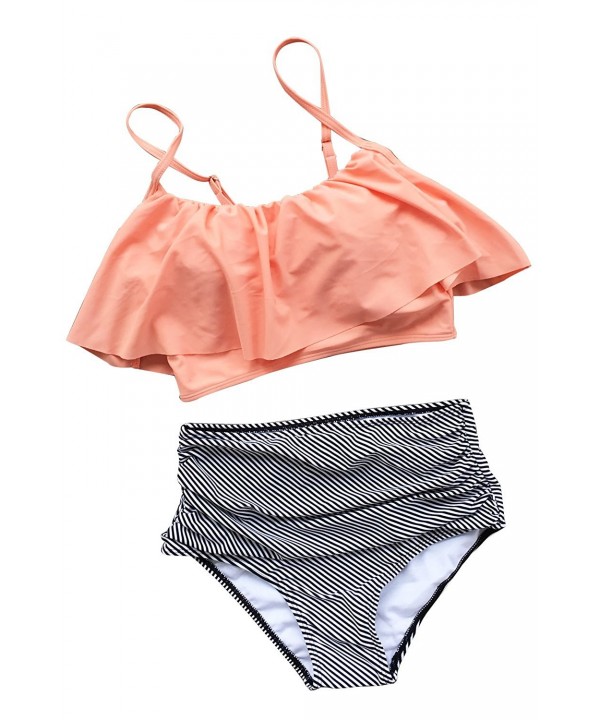 Cupshe Fashion Falbala High waisted Bikini