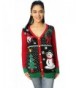 Ugly Christmas Sweater Snowman Cardigan