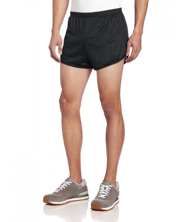 Soffe 197V SR459A01 Large Mens Running ShortBlackMED