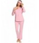 Goldenfox Pajamas Shirt style Collar Nightwear