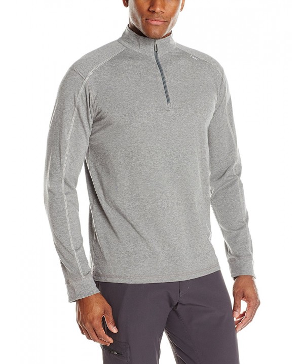 Men's Core 1/4-Zip Long Sleeve - Heather Gray - CK12BEBVB03