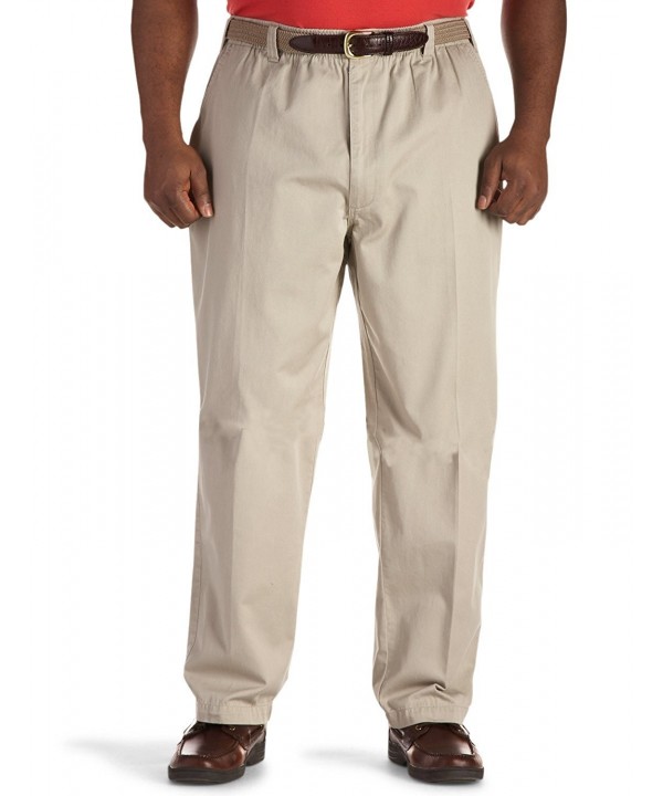 Harbor Bay Elastic Waist Twill Pants