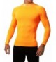 Defender Compression Shirts Football Orange_L