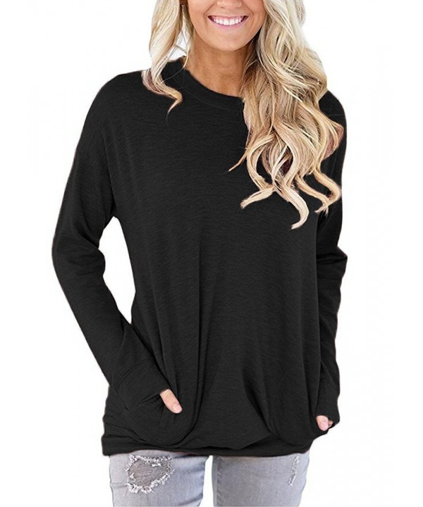 onlypuff Shirts Casual Sweatshirt Pockets