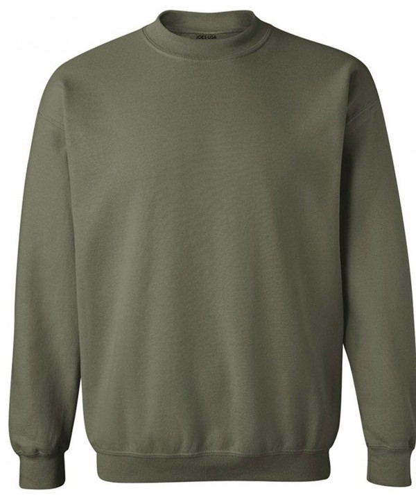 Joes USA Sizes S-5XL Mens Soft /& Cozy Crewneck Sweatshirts in 33 Colors