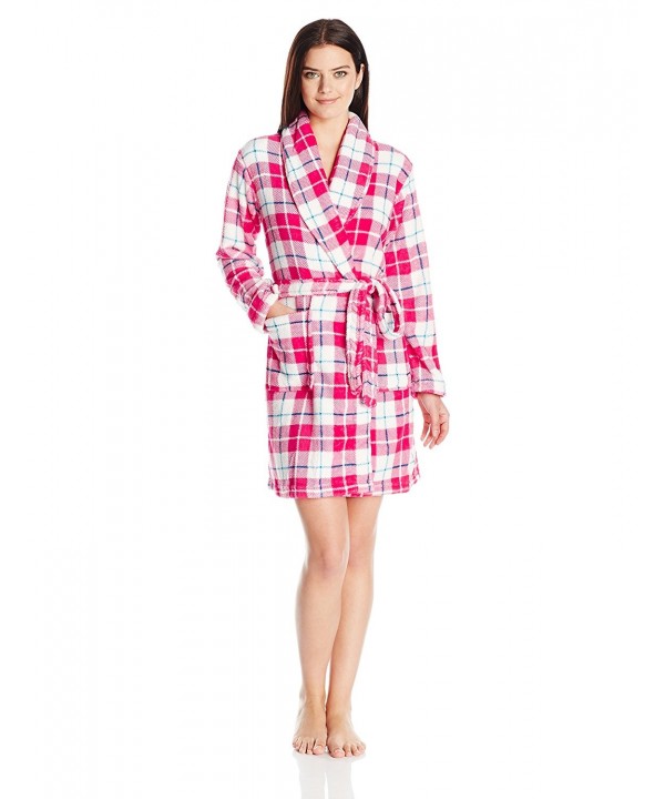 Totally Pink Womens Plush Robes