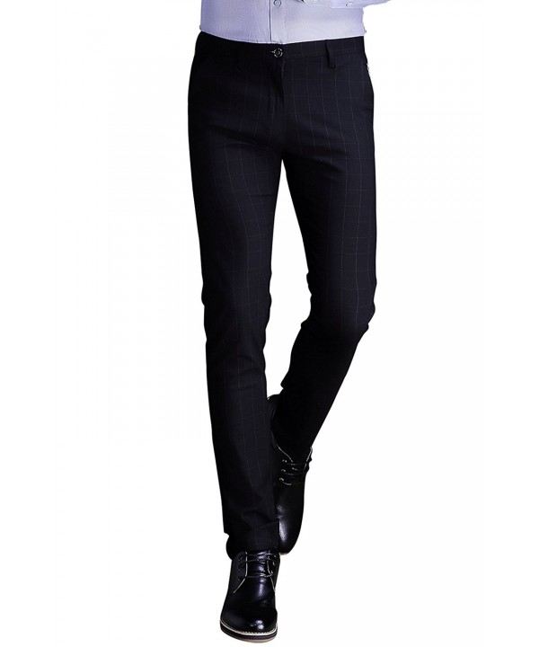 INFLATION Wrinkle Free Stretch Elastic Trousers