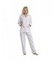 GLOBAL Womens Cotton Pajama Sleepwear