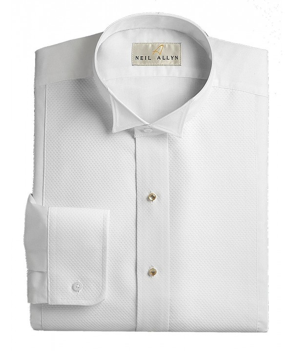 Collar Tuxedo Shirt Polyester Cotton