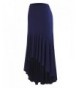 WB1132 Womens Asymmetrical Ruffle Skirt