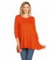 Frumos Womens Leggings Shirts Orange
