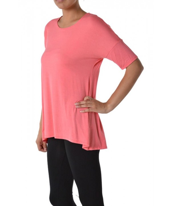 Womens Solid Color Rayon Sleeve