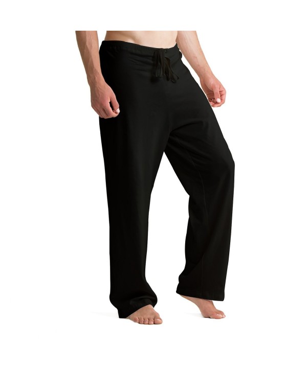 Men's Latex-Free Drawstring Lounge Pants Made From 100% Organic Cotton ...