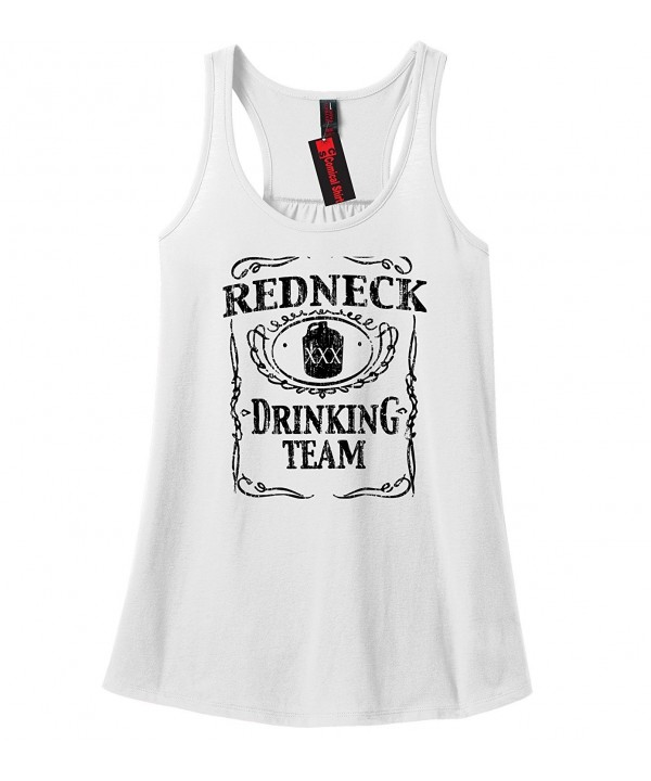 Comical Shirt Ladies Redneck Drinking