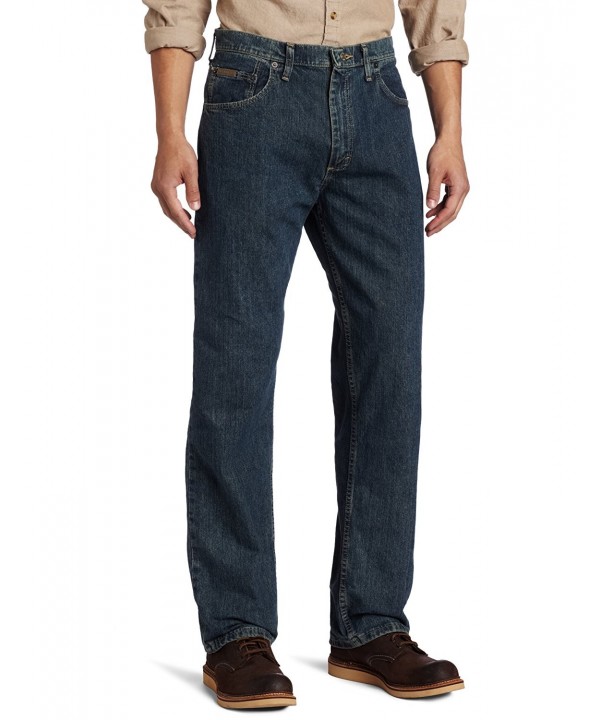 Genuine Wrangler Loose Greyed Indigo