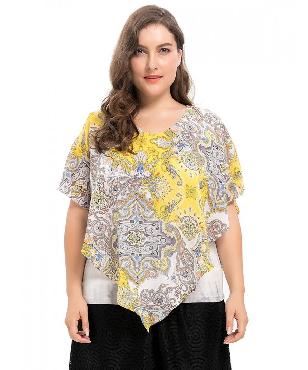 Chicwe Womens Lining Layered Blouse