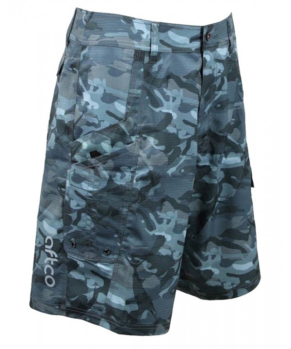 AFTCO Tactical Fishing Shorts Blue