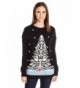 Notations Womens White Christmas Sweater