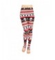 Romacci Snowflake Reindeer Stretchy Leggings