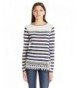 Jolt Womens Striped Sweatshirt Large