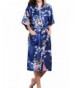 Asherbaby Peacock Blossoms Bathrobe Chemise