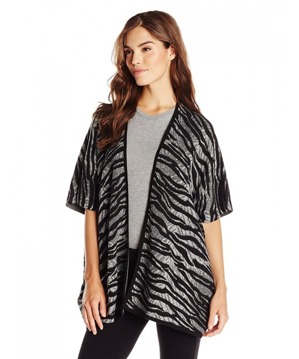 Leo Nicole Jacquard Cardigan Sweater