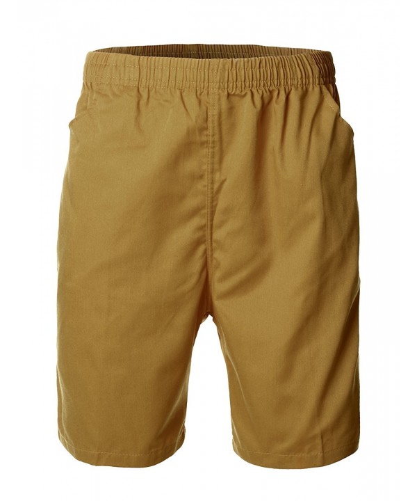 Casual Basic Design Cotton Shorts