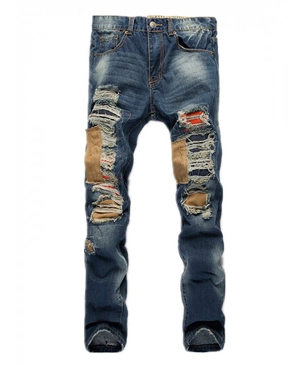 Vionr Ripped Destroyed Distressed Straight