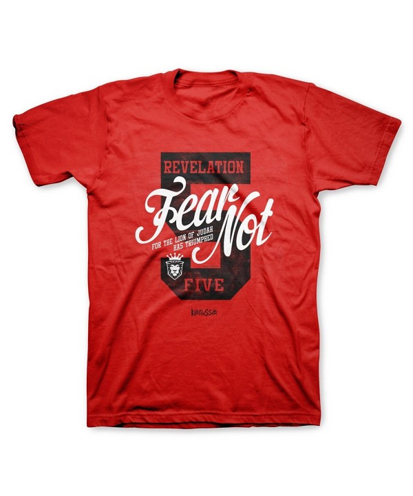 Fear Not Tee Red Christian