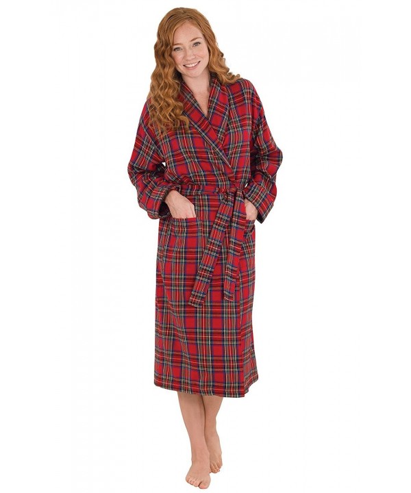 PajamaGram Womens Stewart Cotton Flannel