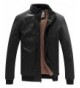 WenVen Winter Fashion Leather Jackets