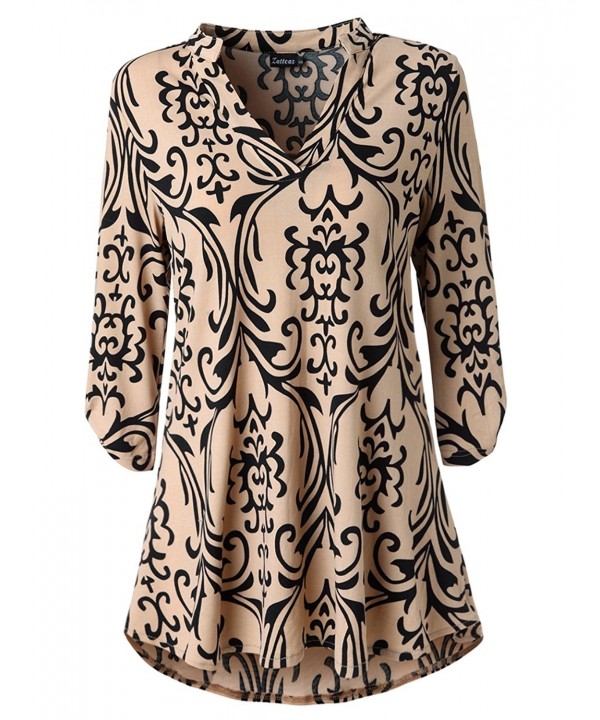Zattcas Womens Floral Printed Shirts