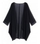 OLRAIN Chiffon Cardigan X Large Black 1