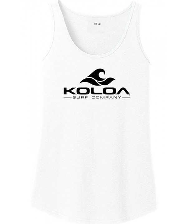 Koloa Ladies Classic Cotton Top White
