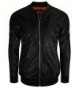 UPSCALE Mens Bomber Jacket Black