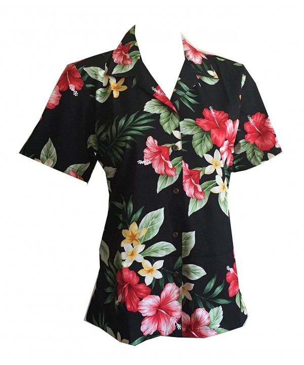 Womens Hibiscus Floral Hawaiian Aloha