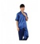 ZUEVI Classic Sleeve Pajamas NavyBlue M