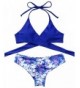 MOSHENGQI Halter Bikini Floral Swimsuits