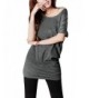 Allegra Woman Scoop Batwing Sleeve