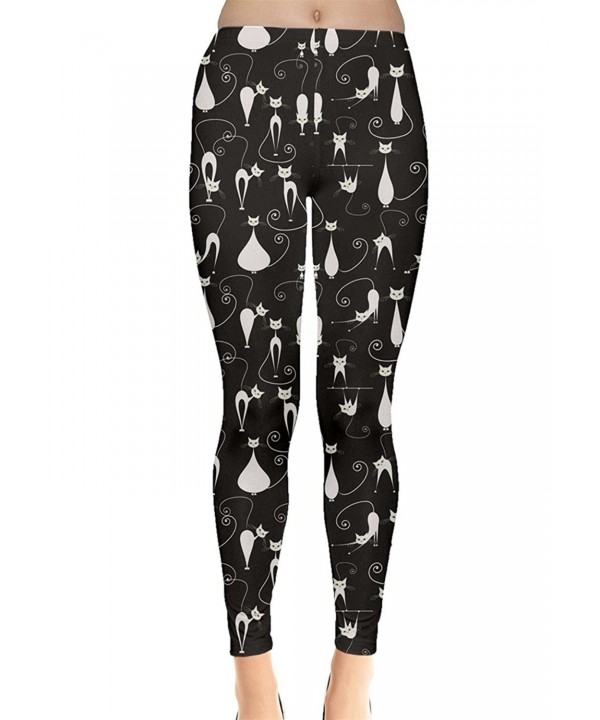 CowCow Pattern Design Leggings Black L